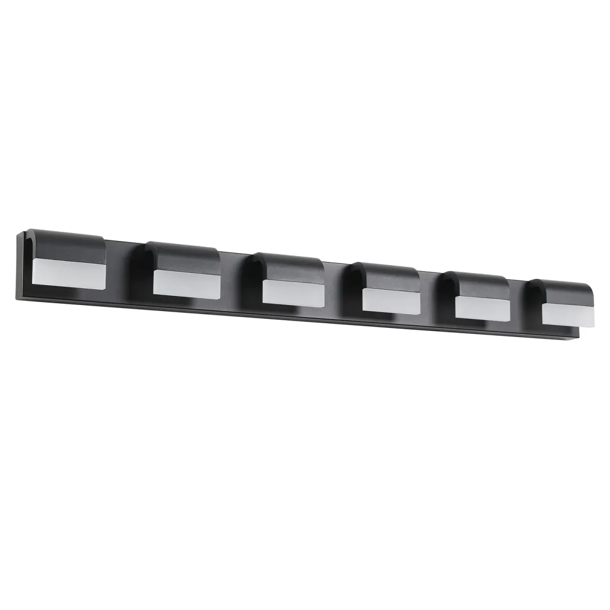 LED vanity bar, 6 lights, black, view 7