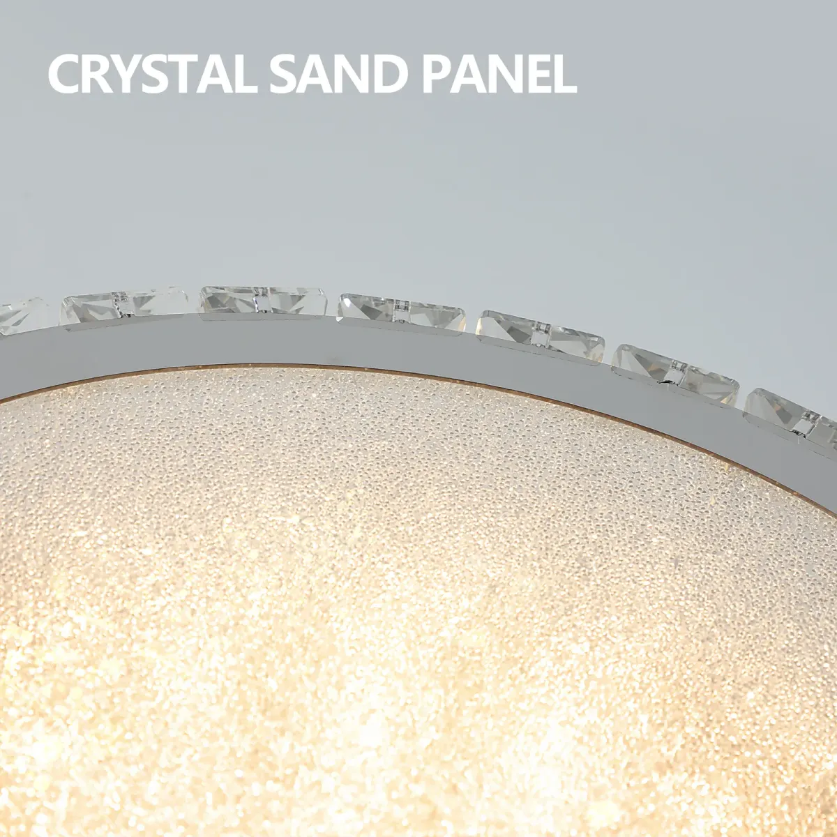 Crystal flush mount, 13.8 in, chrome, view 7