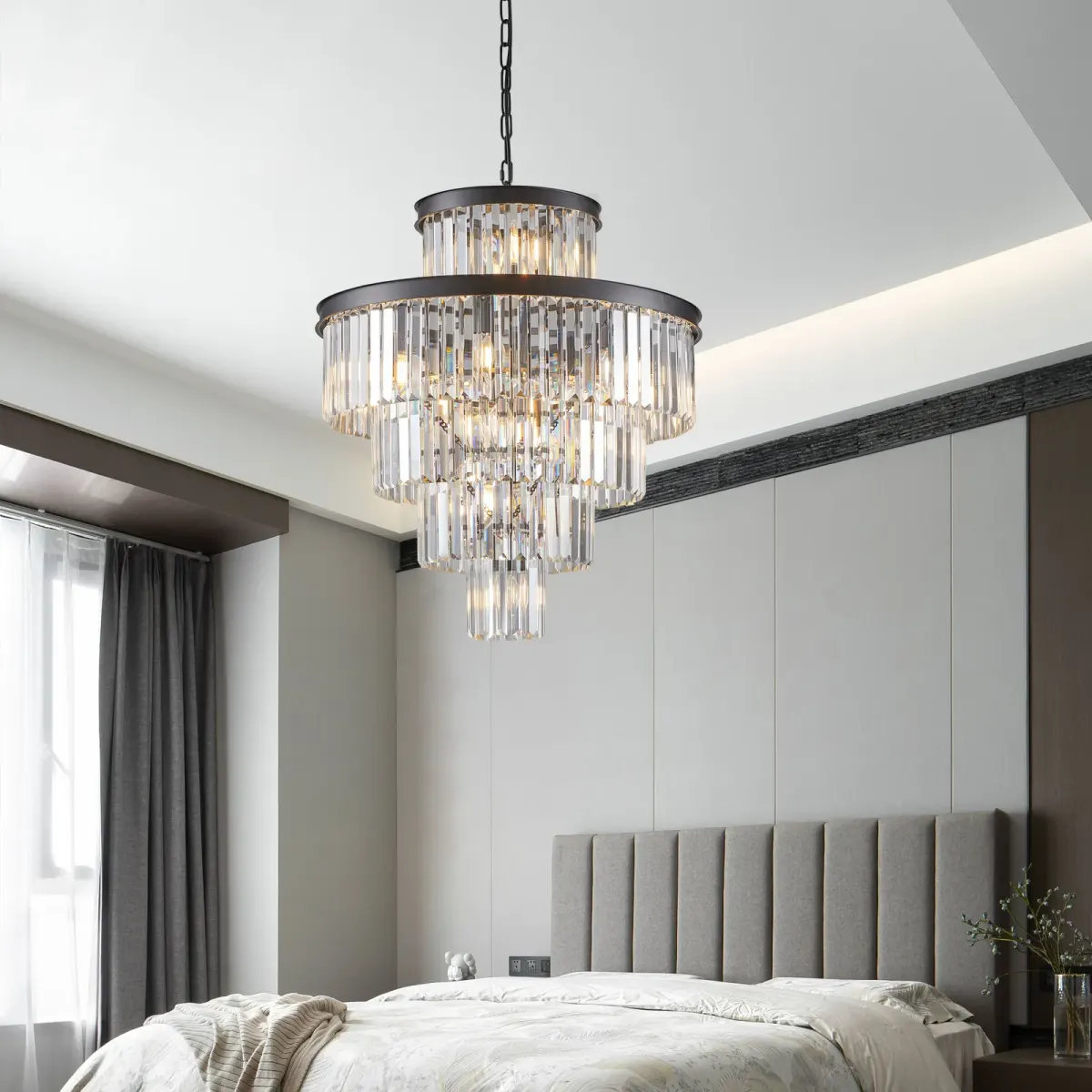 15-light crystal chandelier (L5002-600-B)