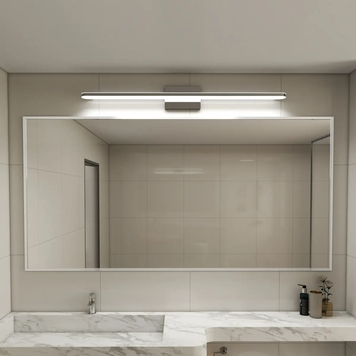 Vanity light, 39.4 in, chrome, view 2