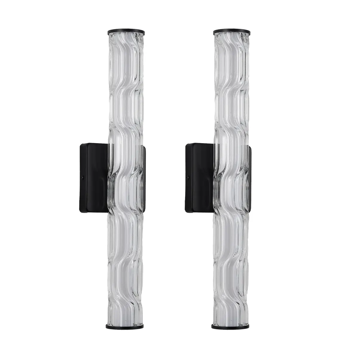 Crystal vanity bar, black