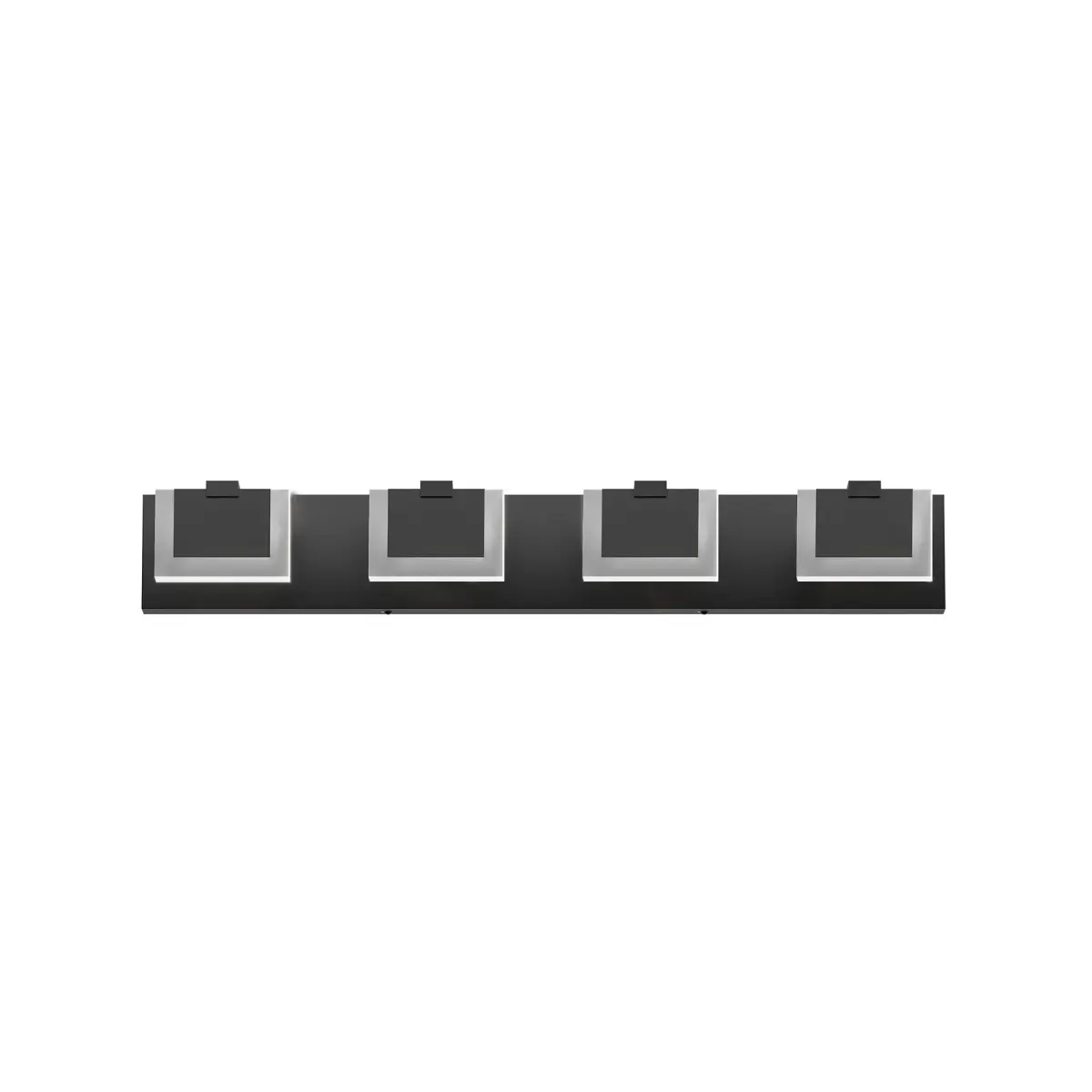 Up-and-down LED vanity bar, 4 lights, black, view 7
