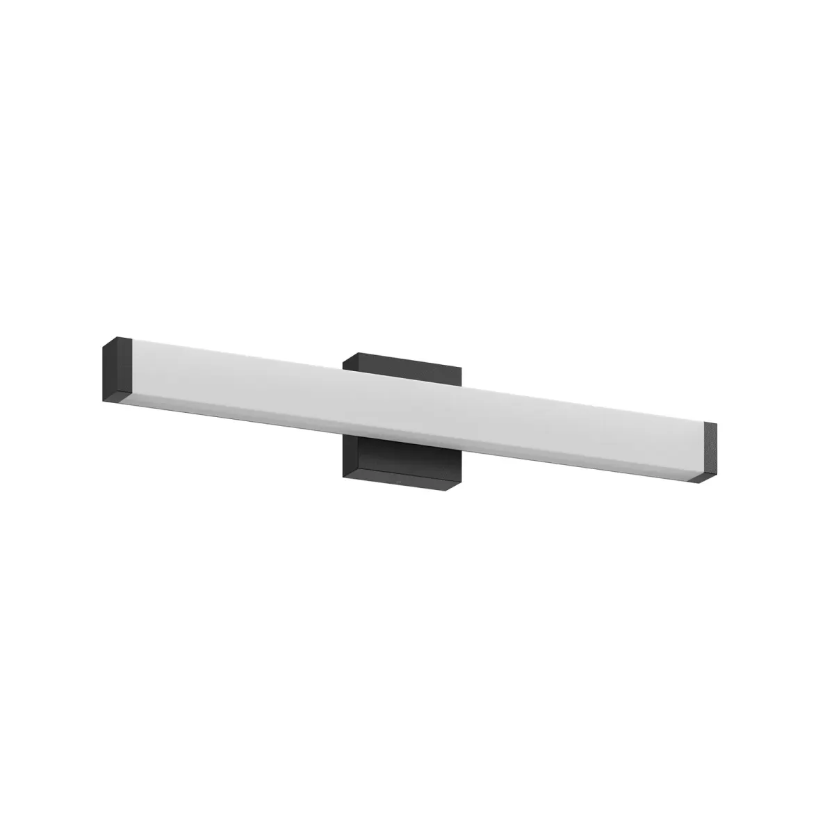 Tube LED vanity light, 24.8 in, black, view 8