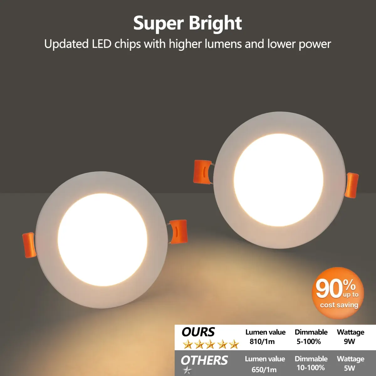 Ceiling light, 4 in, white, manufacturer image 1
