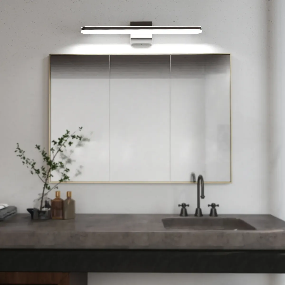 Vanity light, 23.6 in, chrome, view 3