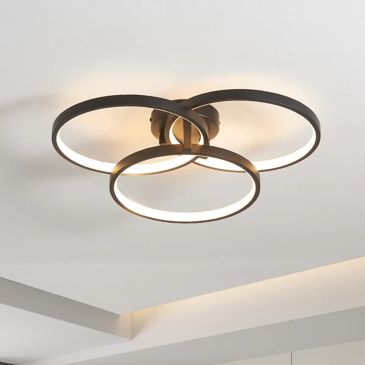 Flush mount, 19.7 in, black, view 4