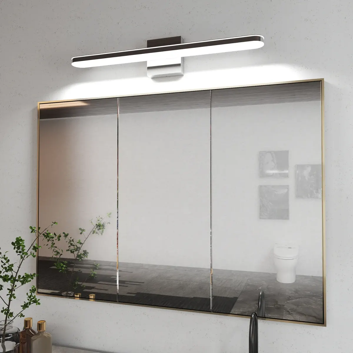Vanity light, 23.6 in, chrome, view 2