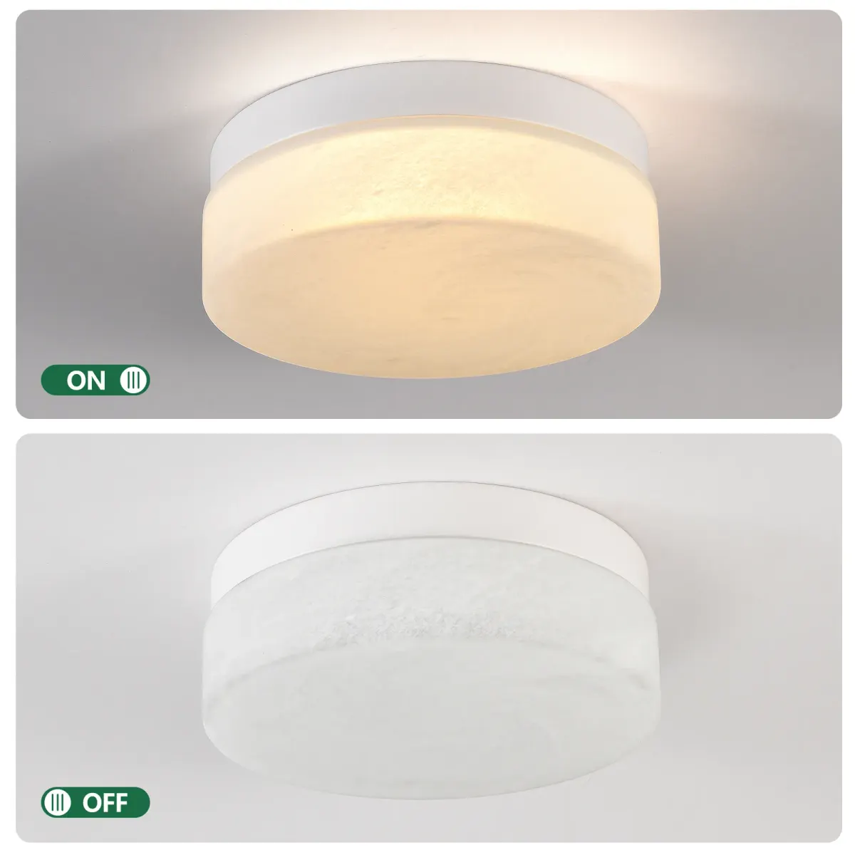 Low-profile LED flush mount, 11.4 in, white, view 4